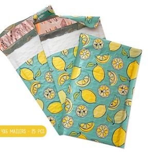 4x6 Bubble Mailers | Cute Lemon Mailers | 25 Count